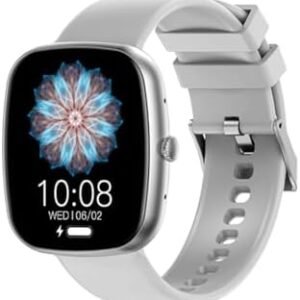 Smartwatch HZ-139 1.83" com Chamadas Bluetooth, Notificações, Esportes, Tela Full Touch, à Prova d’Água, Android e iOS(Prata) | .br