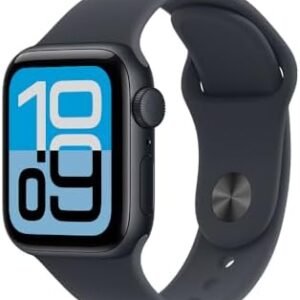 Apple Watch SE 3 GPS, Caixa em alumínio meia‑noite de 40 mm com Bracelete desportiva meia‑noite - P/M | .br