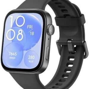 Smartwatch, HUAWEI WATCH FIT 3, Tela AMOLED de 1,82", Design Ultra-fino,Monitoramento Completo de Exercícios,Gerenciamento Abrangente da Saúde, Compatível com iOS e Android, Preto | .br