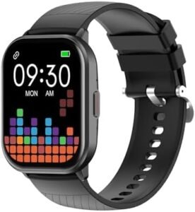 Relógio Digital Feminino Masculino Smartwatch Inteligente Bluetooth, Full Touch a Prova d 'água IP68 com 120+ Modos de Exercício e Esporte, Preto | .br
