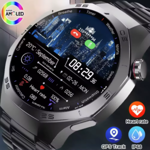 2026 GPS AMOLED Smartwatch Bluetooth Call Heart Rate Waterproof Android iOS | eBay